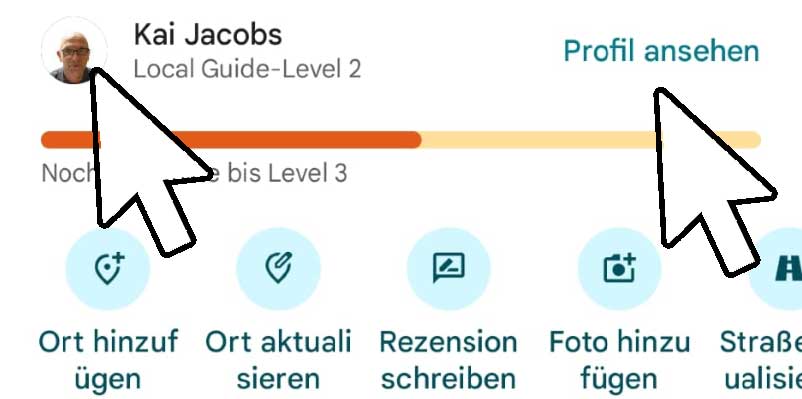Google Rezensionen Tab