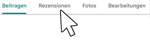 Google Rezensionen Tab